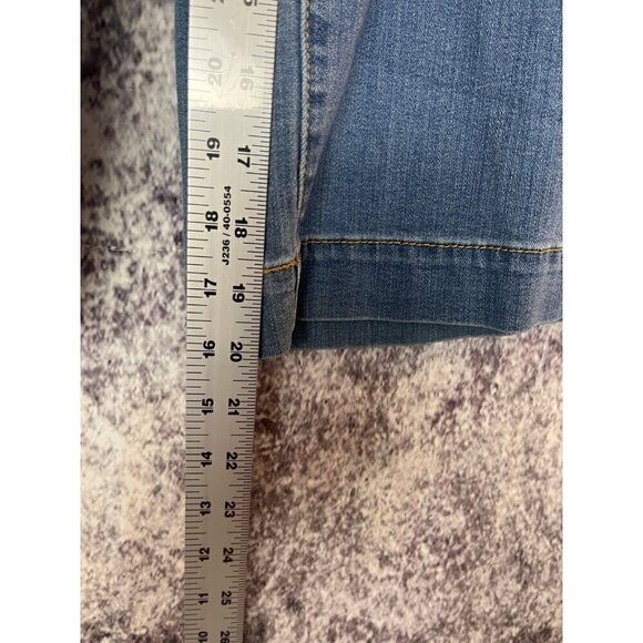 New York & Co Jeans Women's 6 Soho Culotte Mid Rise Crop Ankle Jeans Boho Modern - Picture 6 of 12